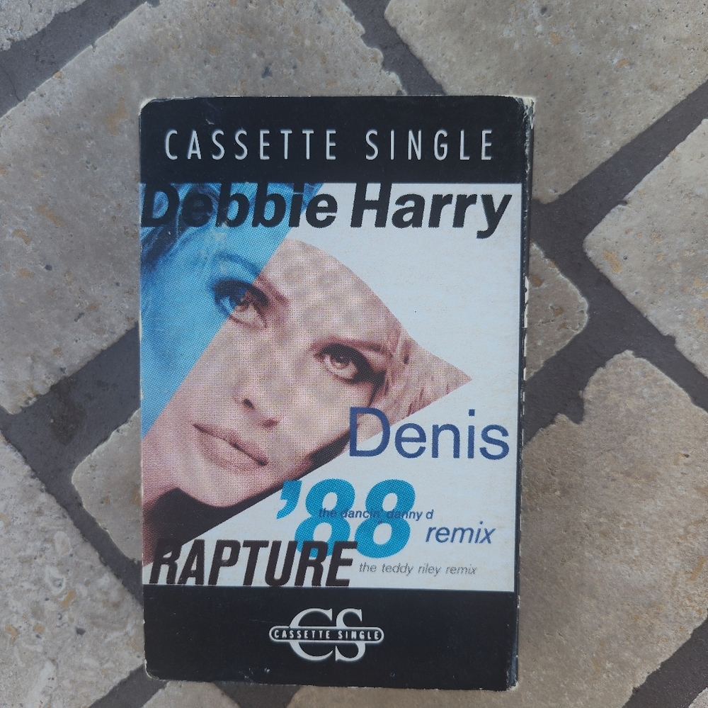 Debbie Harry: Rapture Teddy Riley Remix Cassette Single Denis 88 Remix Chrysalis